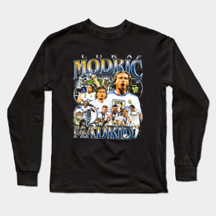 Luka Modric Vintage Bootleg Long Sleeve T-Shirt